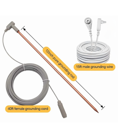 Direct-to-Earth Grounding Rod (40ft Cord Included)