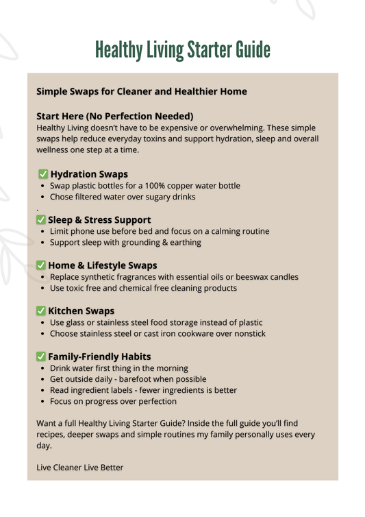 Healthy Living Starter Guide