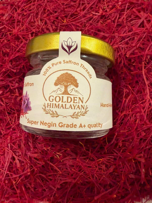 Premium Afghan Saffron Threads – 1 Gram Jar